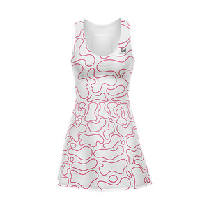Falda de Tenis Personalizada para Mujer, Tejido de Spandex/Nylon, Ajuste Atlético, Secado Rápido, Transpirable, Logotipo Personalizado, Nombre del Equipo Impreso - Product Image 1