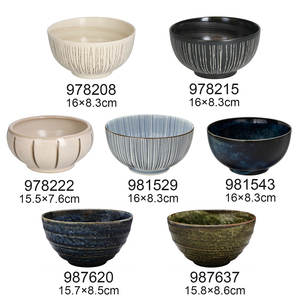 Vente en gros divers petits et grands coffrets cadeaux en céramique fabriqués au Japon, bols à ramen pour snacks, vaisselle - Product Image 5