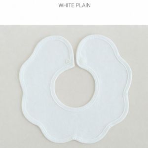 JALBEBE Bavaglino per Neonati in Morbido Cotone a Strato Singolo con Bottoni a Scatto, Design Floreale e Bordo Ondulato, Antibatterico, Ecologico e Lavabile - Product Image 2