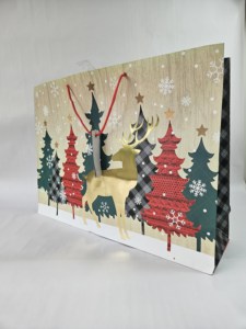 Shopping Paper <b>Bag</b> Wholesale OEM Custom Gift Packaging <b>Bag</b> With Sample High Quality For Holiday - Product Image 3