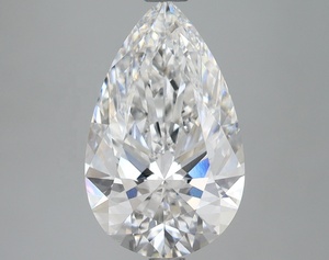 3.50 CT IGI certificat CVD laboratoire cultivé poire forme diamant 13.58 MM D couleur VS1 clarté grâce dans chaque promesse bijoux - Product Image 1