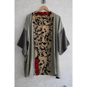 Handmade Indian Silk <b>Kimono</b> Robe <b>Women</b> Plus Size Casual Breathable Knee Length Autumn Short Printed Artisan Nightwear Gift - Product Image 1