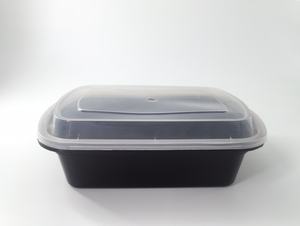 กล่องพลาสติกสีดำทรงสี่เหลี่ยมผืนผ้าแบบใช้แล้วทิ้งภาชนะใส่อาหารเทคนิคการฉีดที่เป็นมิตรกับสิ่งแวดล้อมสำหรับบรรจุอาหารในเวียดนาม - Product Image 5