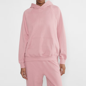 Ensemble de survêtement pour femmes de qualité supérieure, couleur rose, manches longues, pull décontracté, survêtement de course à pied avec service OEM - Product Image 5