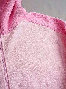 Sudaderas de Lujo para Mujer, de Algodón, Personalizadas, con Bordado de Marca Privada Disponible, Color Rosa, Cierre Frontal con Cremallera, Colección Casual Streetwear, Suministro OEM - Product Image 3