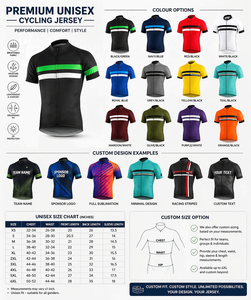 เสื้อปั่นจักรยานแขนสั้นระบายอากาศได้ดี แห้งเร็ว พร้อมซิปยาวเต็มตัว สีดำลายแถบสีน้ำเงินและสีขาว - Product Image 6