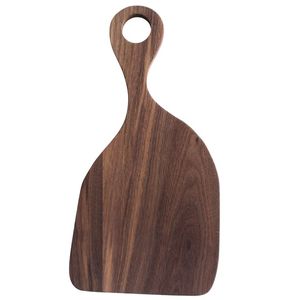 Planche à découper rectangulaire en bois de noyer unique avec poignée pour la cuisine – Bloc de découpe en bois de qualité supérieure - Product Image 1