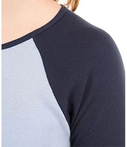 Camiseta Deportiva Casual de Manga Larga con Logotipo para Mujer, Cuello Redondo, 100% Algodón, Secado Rápido - Product Image 3