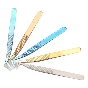 Pinzas para Pestañas con Logotipo Personalizado al por Mayor, Pinzas Profesionales para Extensión de Pestañas - Product Image 2