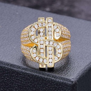 Bague Hip Hop de Luxe en Diamant de Qualité Supérieure pour la Mode Streetwear, les Fêtes et les Occasions Spéciales, Disponible à un Prix Abordable - Product Image 5