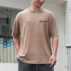 Camisetas con lavado ácido de último estilo para hombre, aspecto elegante, algodón suave, ropa informal de calle, comodidad para el día a día - Product Image 2