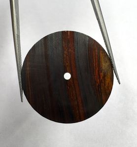 Cadran de montre avec mouvement NH35, pierre naturelle œil de tigre, marron/noir, disque de 28,50 mm, épaisseur de 1 mm, montre classique élégante vintage de luxe - Product Image 4