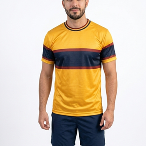 เสื้อยืดผู้ชายสำหรับเล่นน้ำ ฤดูร้อน ลำลอง แขนสั้น ผ้าฝ้าย สวมใส่สบาย เหมาะสำหรับชายหาด น้ำหนักเบา ระบายอากาศได้ดี เนื้อผ้านุ่ม ใช้ได้ทุกวัน - Product Image 1