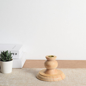 Customized <b>Wooden</b> <b>Candlestick</b> Holder Custom Colors for Home and Wedding Decoration for Christmas FeaNordic <b>Wooden</b> Candle Holder - Product Image 3