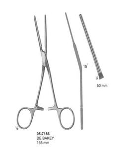 Pinza de Coarctación DeBakey con Ángulo de 15 Grados, 165 mm, Manual, de Acero Inoxidable Premium - Product Image 2