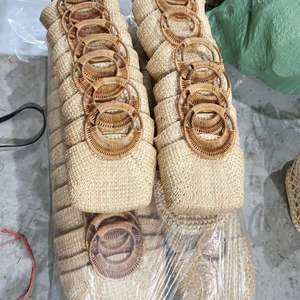 Bolso de mano de jacinto de agua 2026 de gran demanda para compras diarias y pícnic, fibra duradera tejida a mano, material limpio y seguro - Product Image 6