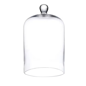 Campana de Cristal Elegante para Protección de Pasteles, Exhibición de Alimentos y Uso como Centro de Mesa Decorativo - Product Image 1