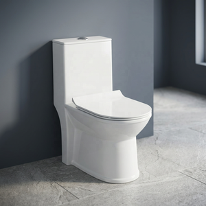 Inodoro de Cerámica de Una Pieza con Diseño de Lujo Dorado y Doble Descarga para Villas Modernas y Proyectos de Baños Comerciales - Product Image 5