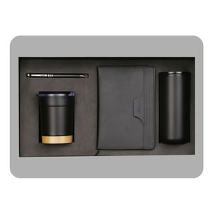 PU Leather Embossed Diary Pen 2 Tumblers Customized Color Personalized Printing Corporate Promotional Business <b>Gift</b> <b>Set</b> Mother's - Product Image 1