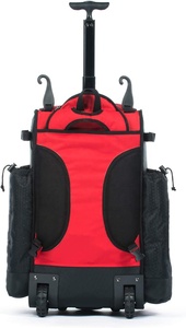 Sac de baseball à roulettes personnalisé, sac à dos pour équipement de softball, sac multi-poches pour batte, 100% polyester, anti-UV, séchage rapide pour - Product Image 3