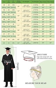 Conjunto de toga, birrete y borla de graduación mate 2026 para secundaria y licenciatura, tipo de tela 100% poliéster - Product Image 3