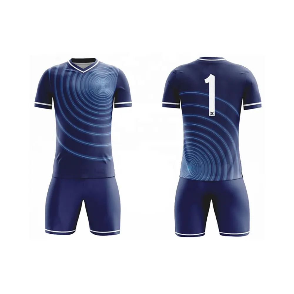 2024 Trends Custom Football Jersey Sets Team Uniform Wear Training Wholesale Latest Cheap Reversible
