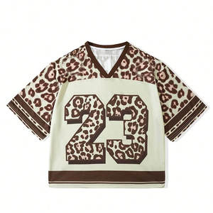 Camiseta Deportiva de Malla Tejida con Logotipo Personalizado OEM, Estilo Urbano para Hombre, Corte Regular, Hip Hop, Transpirable, de Poliéster, Venta al Por Mayor - Product Image 1