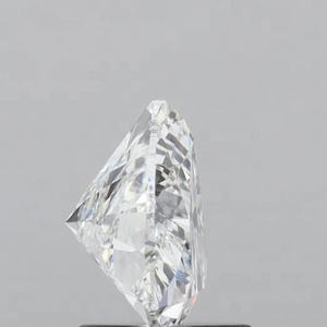 Anillo de Oro Rosa con Diamante Cultivado en Laboratorio CVD de Corte Corazón de 1.71 CT, Color E, VVS2, Certificado IGI, Blanco Puro, 7.78 MM - Product Image 6