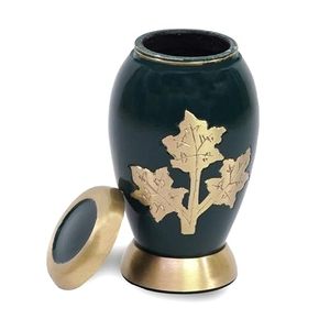 Decorative Premium Aluminum <b>Keepsake</b> Ash Urn Funeral <b>Memorial</b> Container Featuring Smooth Surface And Artistic Appeal - Product Image 6