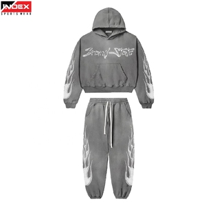 2026 New USA Distress Embroidery Hoodie Latest Streetwear Fashion Hoodie High Quality Cotton Material - Product Image 1