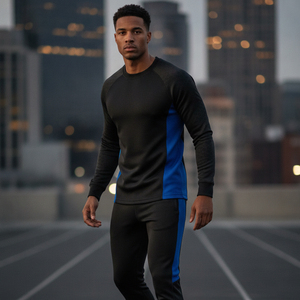 Traje Deportivo de Compresión para Hombre, Leggings Elásticos para Gimnasio, Ropa Deportiva de Secado Rápido para Correr, Trotar y Entrenar - Product Image 5