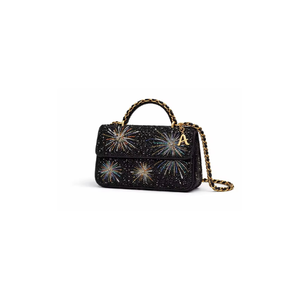 Nouvel Arrivage : Pochette Femme Faite Main Broderie Perles Multicolores, Sac à Main Perlé, Trousse de Maquillage - Product Image 2