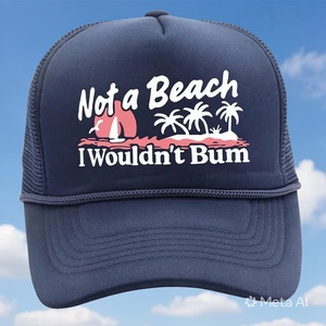 Custom High Quality 5 Panel Nylon Lace Embroidery Logo <b>Mesh</b> Trucker Hats Cap Street Style Sublimation Printing Birlag Sports - Product Image 3