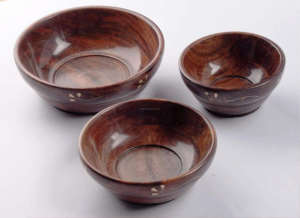 Juego de servir de madera NATURAL de diseño moderno, ensaladera y cuchara de madera de acacia para cocina y fiesta, producto de gran venta - Product Image 4