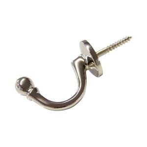 Crochet double en métal brossé élégant, solution de suspension robuste et durable - Product Image 4