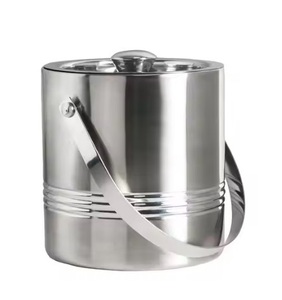 Seau à glace doré pour événements, design magnifique, refroidisseur à champagne et vin en métal, pour fêtes, décorations de vacances, artisanat, seaux à vin - Product Image 6