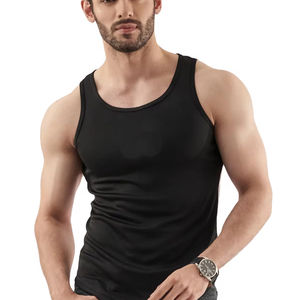Débardeur de sport uni personnalisé pour homme, haute qualité, idéal pour la course et la gym - Product Image 1