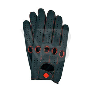 Men Waterproof Anti-slip Breathable Leather Full Finger Driving <b>Gloves</b> for Car Motorcycle Universal Use Sports <b>Thin</b> Lightweight - Product Image 4