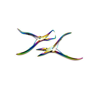 new Quality stainless steel Customizable MicroBead Opener Closer Hair Extension Pliers Gold Stainless Steel Hair Extension Tools - Product Image 3