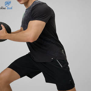 Conjunto Deportivo para Hombre de Tallas Grandes con Logotipo Personalizado, Camiseta sin Mangas y Pantalones Cortos de Entrenamiento, Ropa Deportiva para Gimnasio, Servicios OEM - Product Image 3