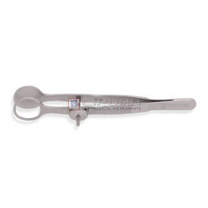 Pinzas Desmarres para Calázion, Placa de 23mm, Mango Plano de 12x20mm, 36 Pulgadas (92cm), Instrumentos Médicos Oftálmicos - Product Image 1
