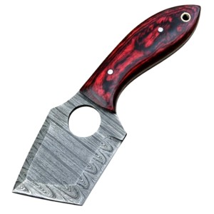 Cuchillo Multifuncional de Acero Damasco Recto de 7 Pulgadas, Hecho a Mano en Fábrica, OEM, de Alta Calidad, Precio Bajo al por Mayor, en Tendencia - Product Image 3