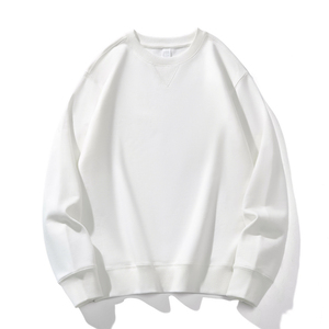 Sweat-shirt polaire à manches longues pour homme, col rond, teint uni, personnalisable, conception OEM, idéal pour l'hiver - Product Image 1