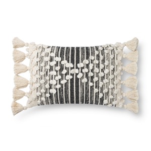 Handmade Cotton Tassel Pillow <b>Covers</b> | European Woven Washable Striped Pattern Square Hotel Use Custom Luxury <b>Throw</b> <b>Covers</b> - Product Image 1
