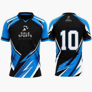 Ropa Deportiva de Primera Calidad, Camiseta de Fútbol de Manga Corta, Transpirable, 100% Poliéster, Impresión por Sublimación, Absorbe la Humedad, Servicio OEM - Product Image 2