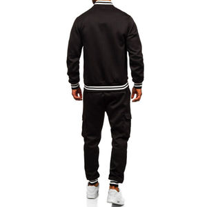 Chándal Deportivo Informal de Color Sólido Personalizado para Hombre, Ropa Deportiva de Alta Calidad - Product Image 1