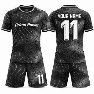 เสื้อฟุตบอลทีมแบบกำหนดเอง เสื้อฟุตบอลสั่งทำพิเศษ แห้งเร็ว ระบายอากาศได้ดี ชุดกีฬา ชุดทีมสโมสร ผู้ผลิต OEM - Product Image 1