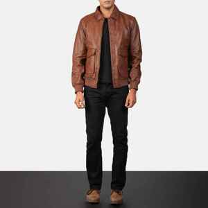 Chaqueta de Hombre de Alta Calidad en Cuero PU Negro con Forro Polar, Diseño de Camuflaje, para Invierno, de Alto Valor y Sostenible - Product Image 1