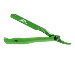 Navaja de Afeitar Profesional JRL Precision Styling, Color Gris, Acero Inoxidable, con Soporte Magnético para Cuchillas y Logotipo Personalizado - Product Image 5