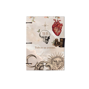 Luxury <b>A5</b> Handmade Paper <b>Notebook</b> 100 Pages | Eco Friendly Journal Creative Illustration Theme | Hard Cover Diary Sketchbook Use - Product Image 1